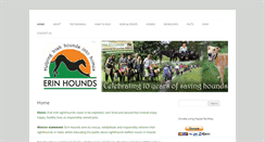 Desktop Screenshot of erinhounds.co.uk
